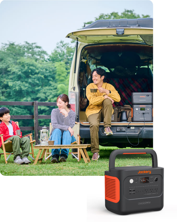 ポータブル電源キャンプおすすめ:Jackery ポータブル電源 1000 Plus