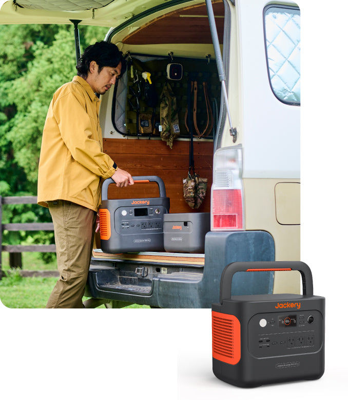 大容量ポータブル電源|Jackery ポータブル電源 1000 Plus