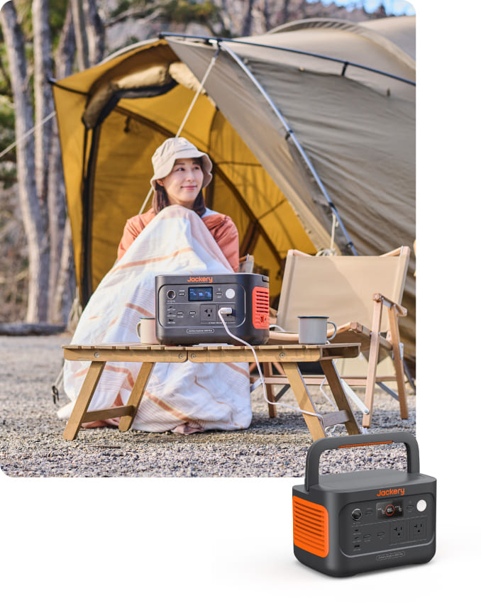 ポータブル電源キャンプおすすめ:Jackery ポータブル電源 600 Plus