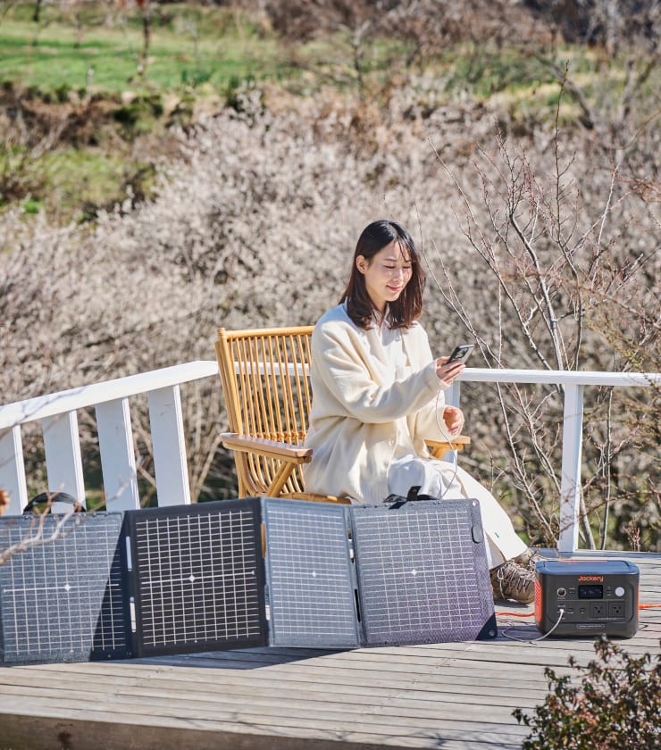 Jackery Solar Generator 600 Plus 100 Mini ポータブル電源 ソーラーパネル セット