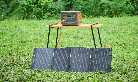 ソーラー充電ができるリン酸鉄リチウムポータブル電源