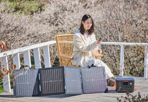 Jackery Solar Generator 600 Plus 100 Mini ポータブル電源 ソーラーパネル セット