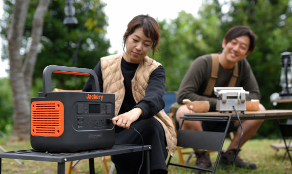 介護施設のBCP対策におすすめのポータブル電源の使い道-キャンプ