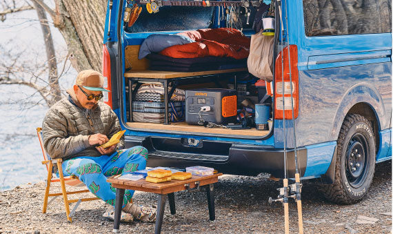 介護施設のBCP対策におすすめのポータブル電源の使い道-釣り