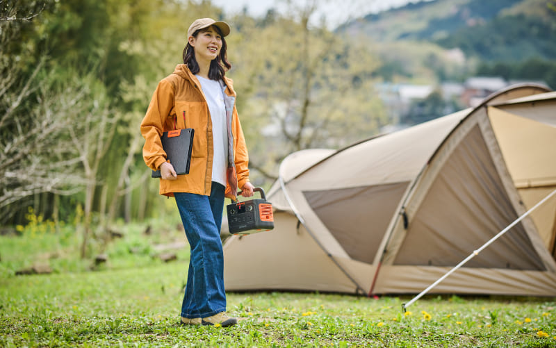 キャンプや釣りで役立つ小容量ポータブル電源
