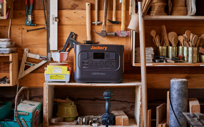 ポータブル電源のメリット①:DIY作業場所を選ばない