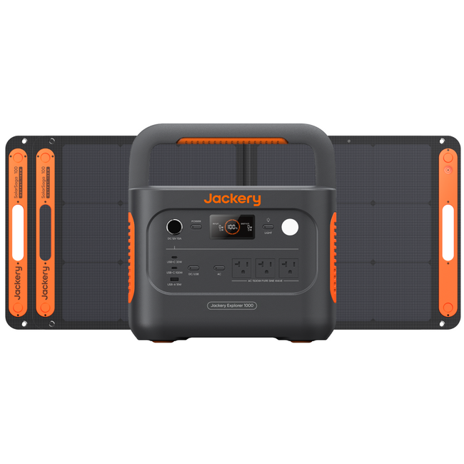 Jackery Solar Generator 1000 New 100W ポータブル電源 ソーラーパネル