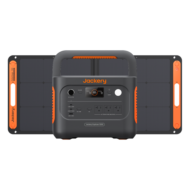 Jackery Solar Generator 1000 New 100W ポータブル電源 ソーラーパネル