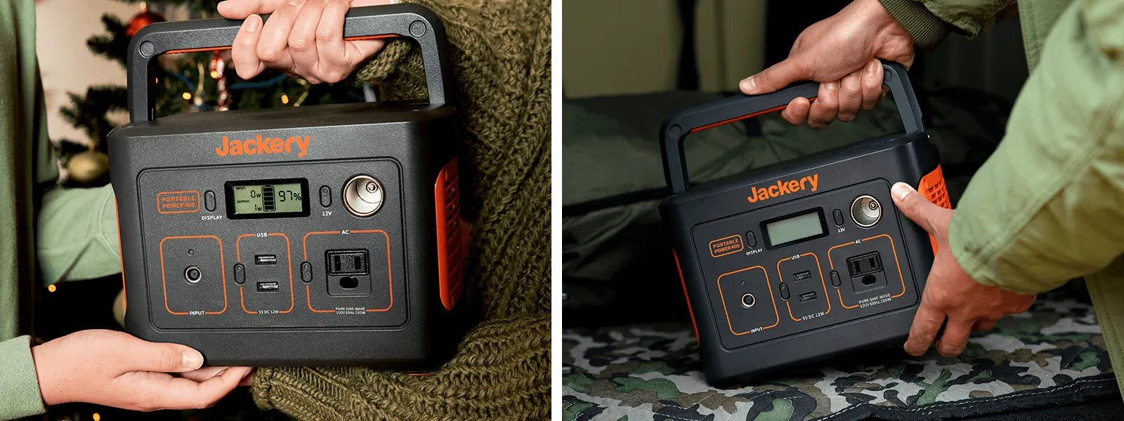 軽量で持ち運びやすい Jackery Solar Generator 400