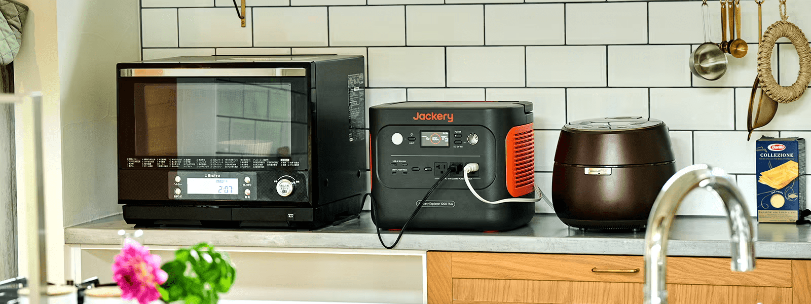 高出力(2000W)のJackeryポータブル電源1000Plus