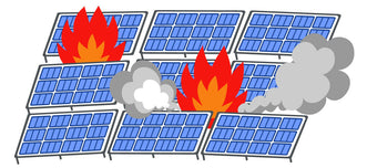 太陽光パネルで火災が起こる原因は？火災保険は使える？予防策・消火方法も解説