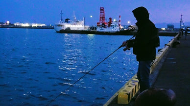 夜釣り