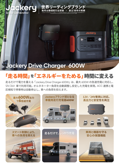 Jackery Drive Charger 600W