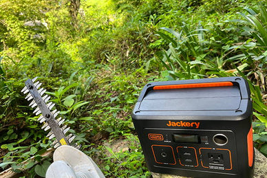 【ポータブル電源の普段使い】雑草刈りがポータブル電源でラクラクに