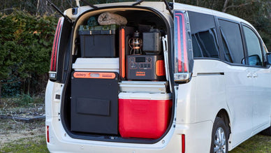 ハイエースで車中泊やキャンプを満喫したい！ならポータブル電源は必須装備