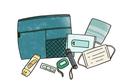 防災ポーチ中身リスト10選｜100均でも揃う！女性・子供向けの中身も