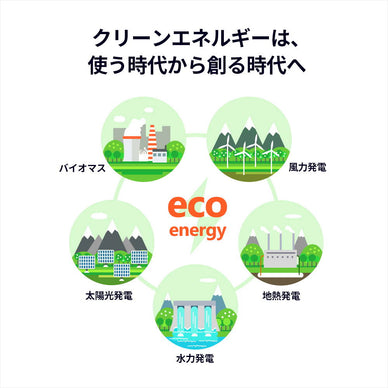 クリーンエネルギーは、使う時代から創る時代へ