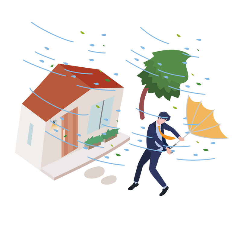普段からできる台風と雷対策を解説