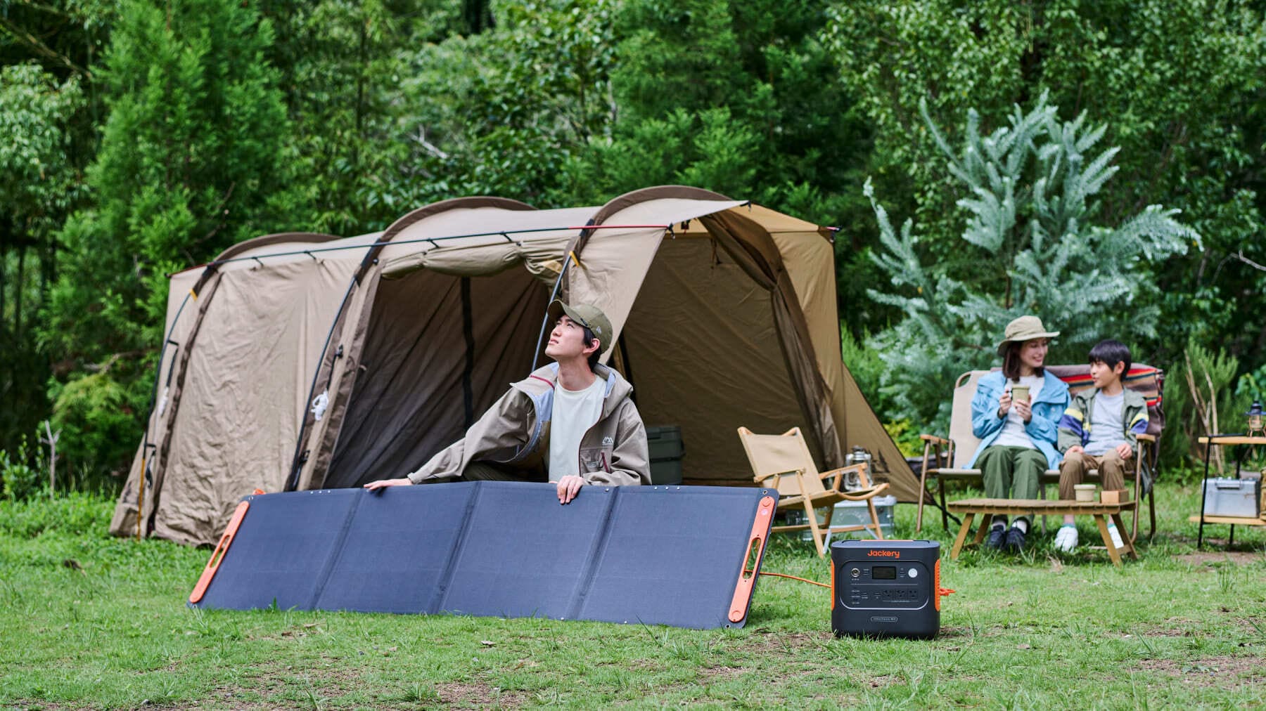 ソーラーパネル高速充電対応