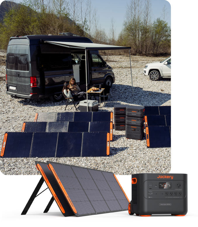 Jackery Solar Generator 2000 Plus　車中泊