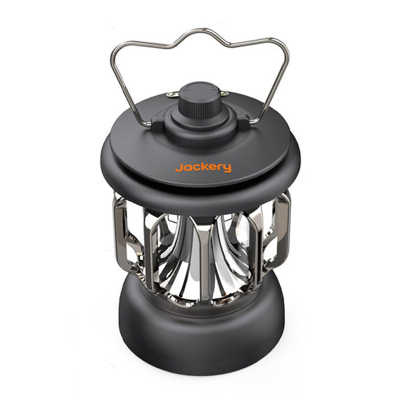 Jackery 充電式LEDランタン ブラック＆オレンジ配色