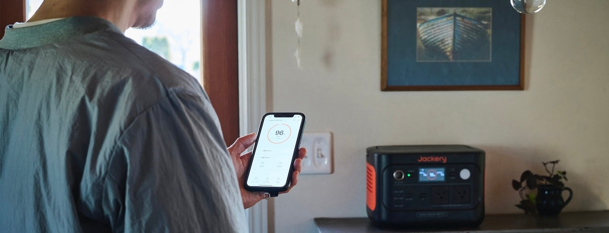 アプリ対応Jackeryポータブル電源600Plus