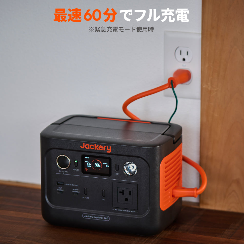 Jackery Solar Generator 240 100W ポータブル電源 ソーラーパネル