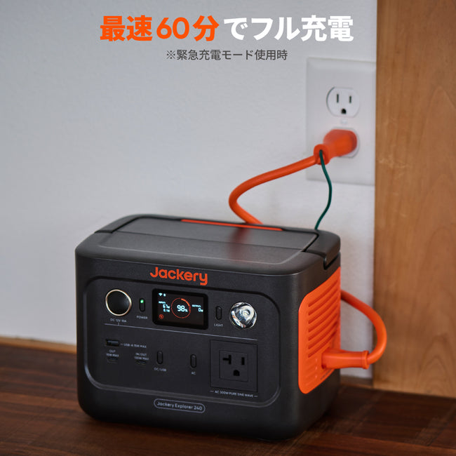 Jackery Solar Generator 240 New 100W ポータブル電源 ソーラーパネル