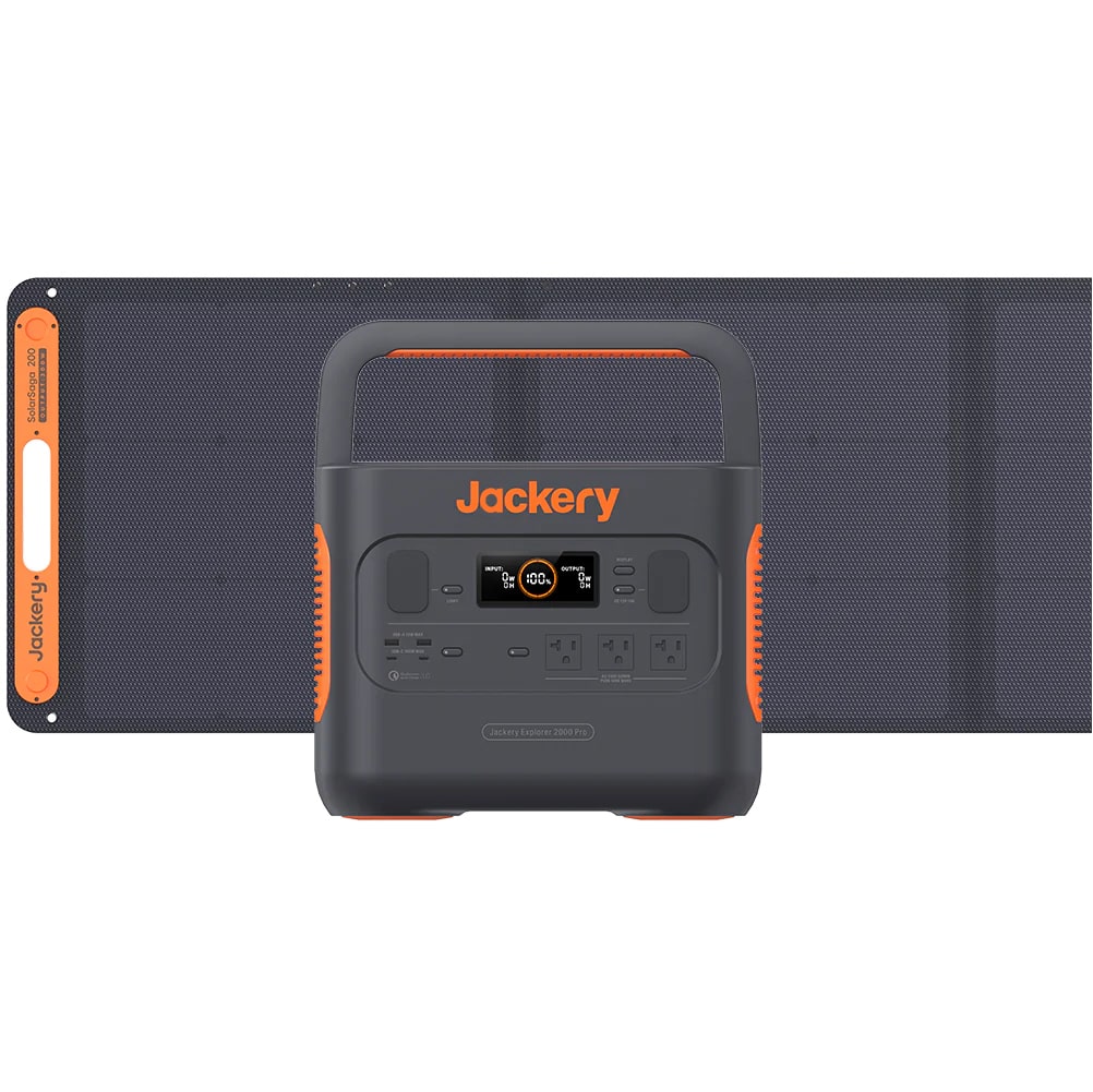 Jackery Solar Generator 2000 Pro 200W*1枚 ポータブル電源 ソーラーパネル セット Jackery Solar Generator 2000 Pro 200W*1枚 ポータブル電源 ソーラーパネル セット