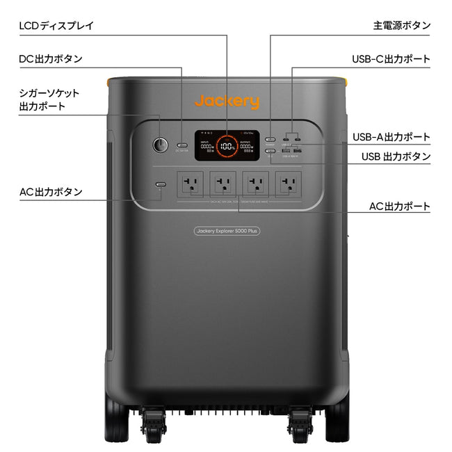 Jackery Solar Generator 5000 Plus ポータブル電源 セット