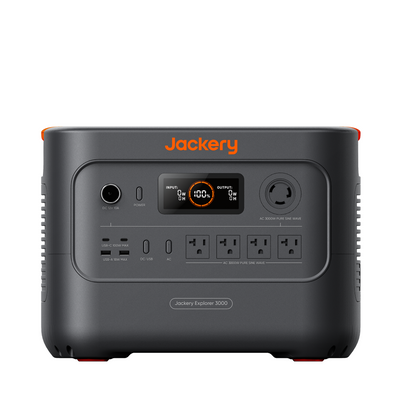 Jackery ポータブル電源 3000 New 製品全体イメージ 3072Wh大容量