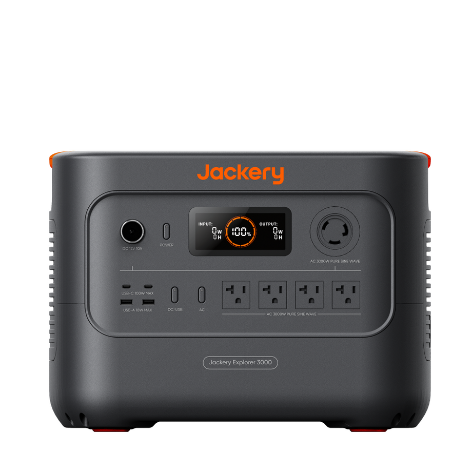Jackery ポータブル電源 3000 New 製品全体イメージ 3072Wh大容量