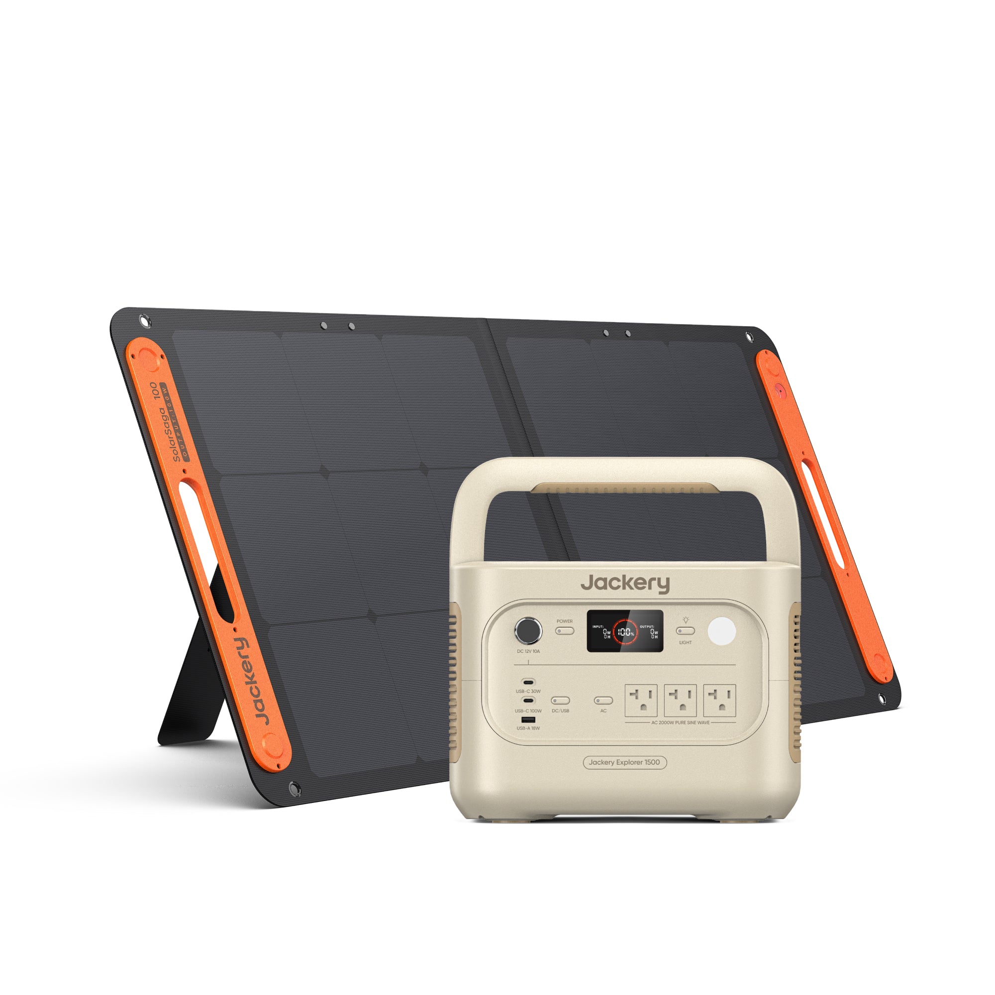 Jackery Solar Generator 1500 New ポータブル電源セット| 1536Wh大