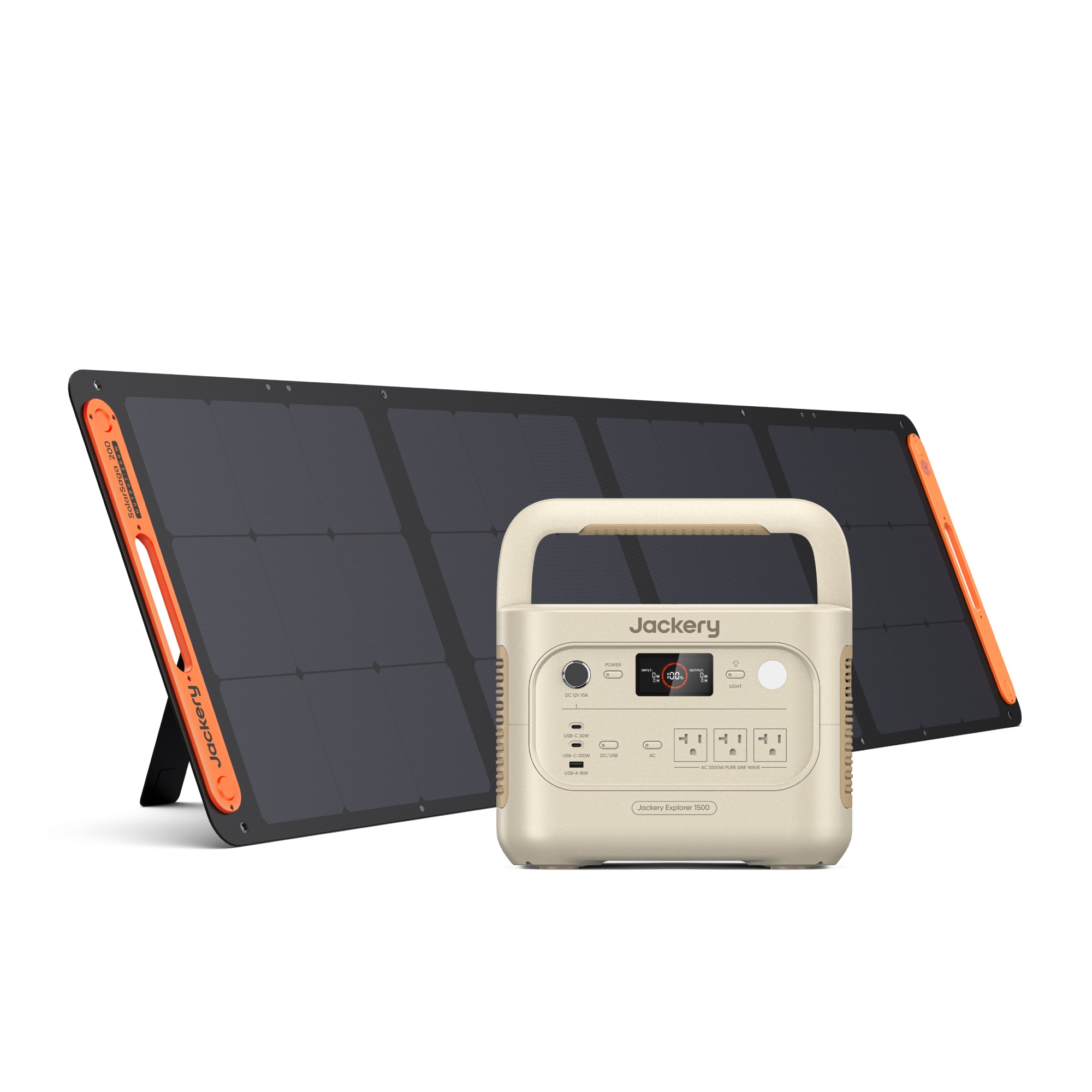 Jackery Solar Generator 1500 New ポータブル電源セット| 1536Wh大