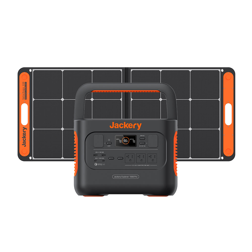 Jackery Solar Generator 1000 Pro 100W ポータブル電源 ソーラーパネル セット メディア