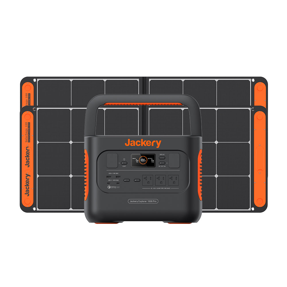 Jackery Solar Generator 1000 Pro 100Wポータブル電源ソーラーパネル