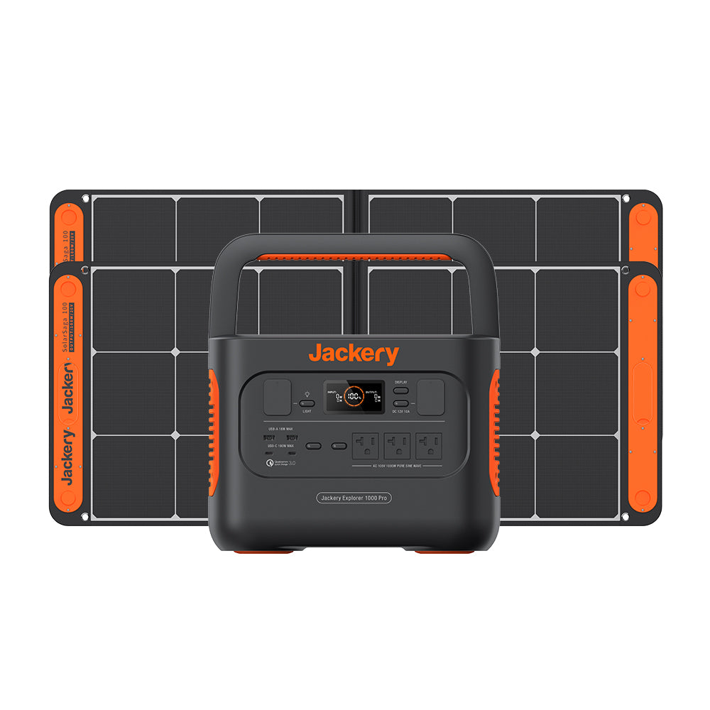 Jackery Solar Generator 1000 Pro 100W ポータブル電源 ソーラーパネル セット 