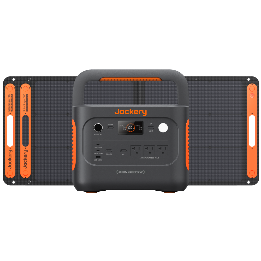 Jackery Solar Generator 1000 New 100W ポータブル電源 ソーラーパネル