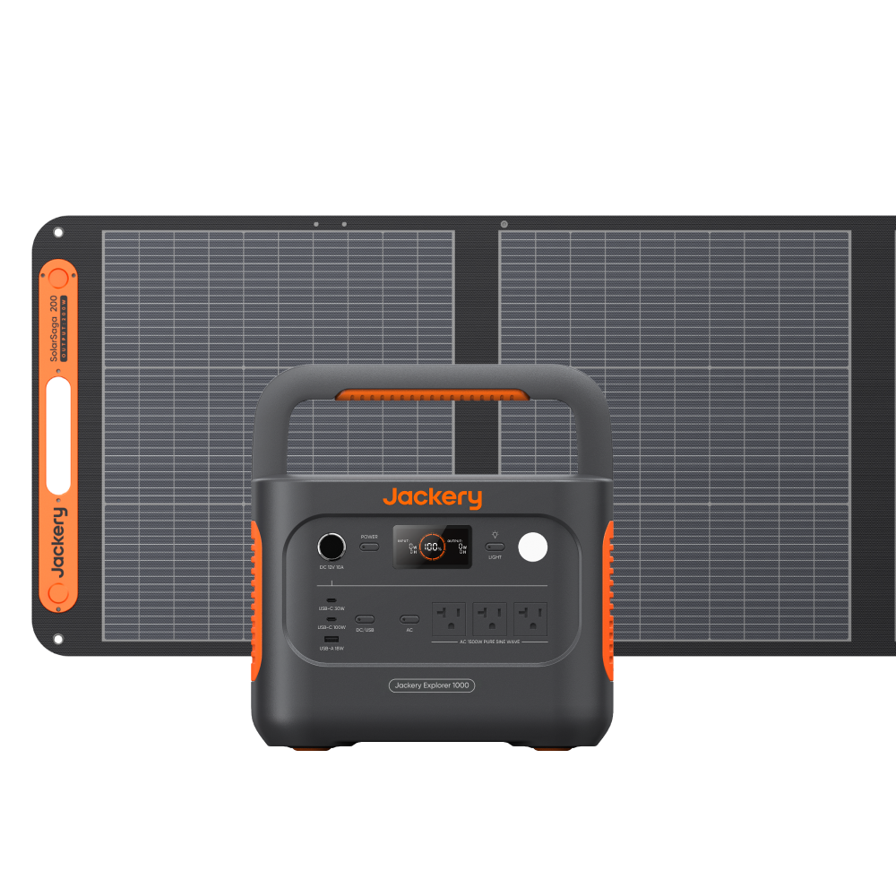 【予約販売・4月下旬順次発送】Jackery Solar Generator 1000 New 200W ポータブル電源 ソーラーパネル