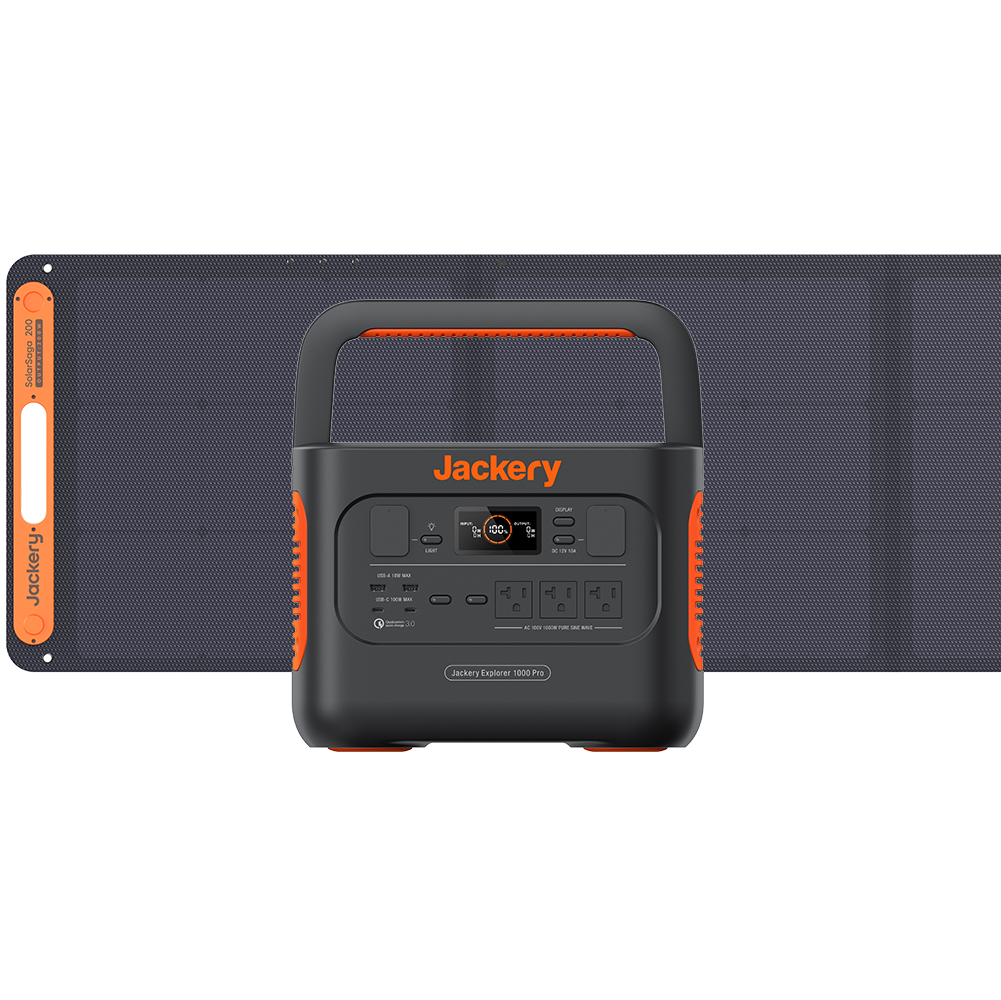 Jackery Solar Generator 1000 Pro 200Wポータブル電源ソーラーパネル Jackery Solar Generator 1000 Pro 200Wポータブル電源ソーラーパネル