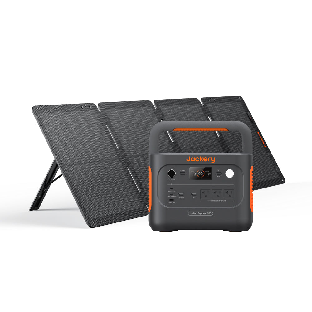 Jackery Solar Generator 1000 New 100W ポータブル電源 ソーラーパネル