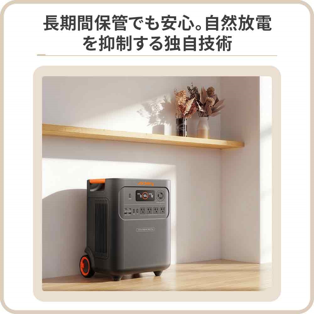 【予約販売・3月上旬順次発送】Jackery Solar Generator 3600 Plus ポータブル電源 セット