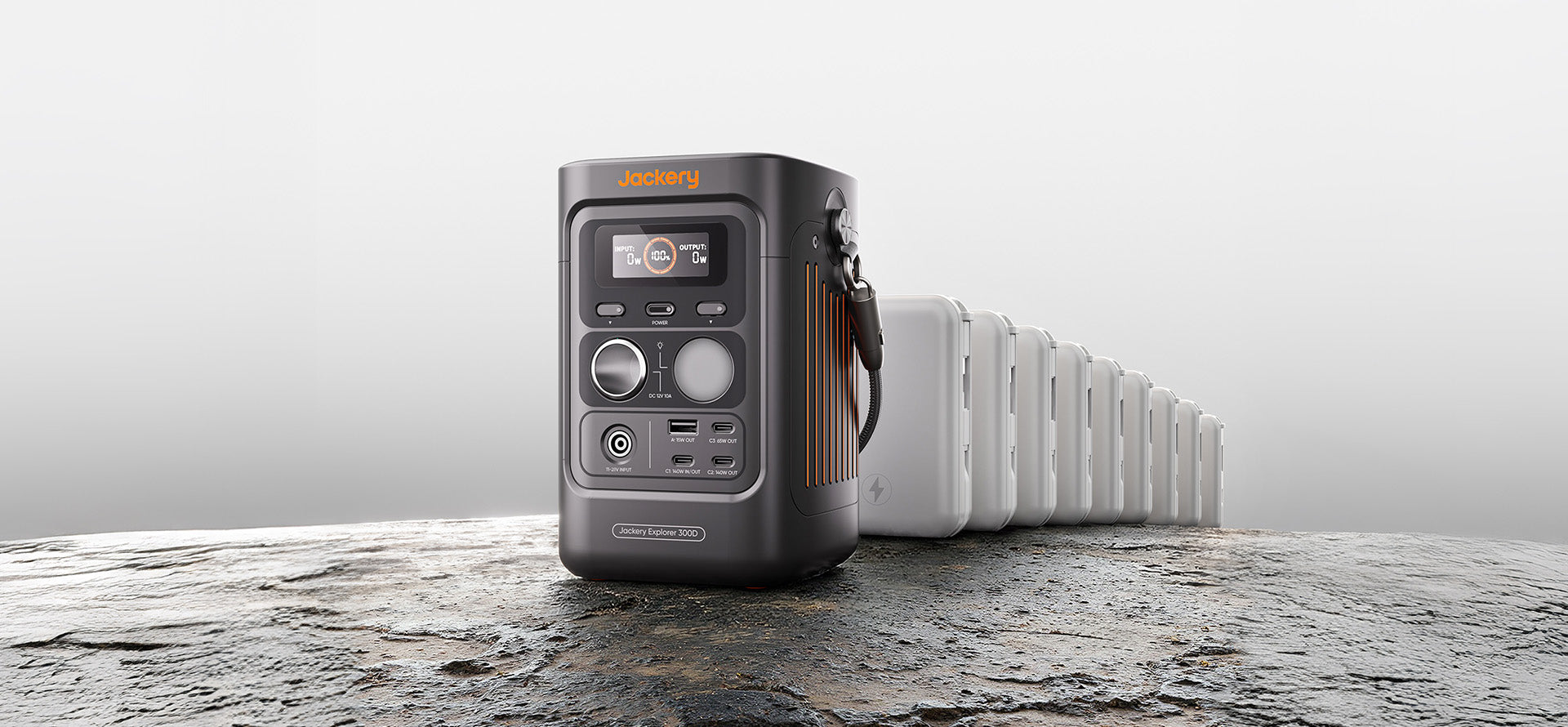 Jackery Solar Generator 300D ポータブル電源セット| 288Wh 小型