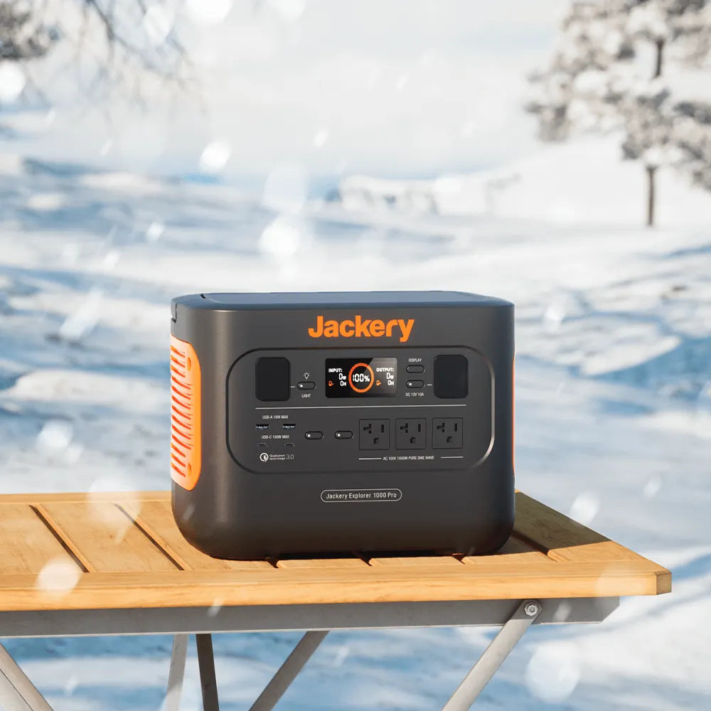 耐低温のポータブル電源Jackery Solar Generator 1000 Pro 80W