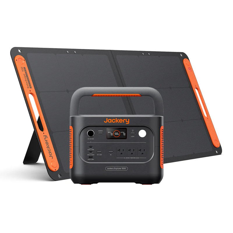 Jackery Solar Generator 1500 New 100W