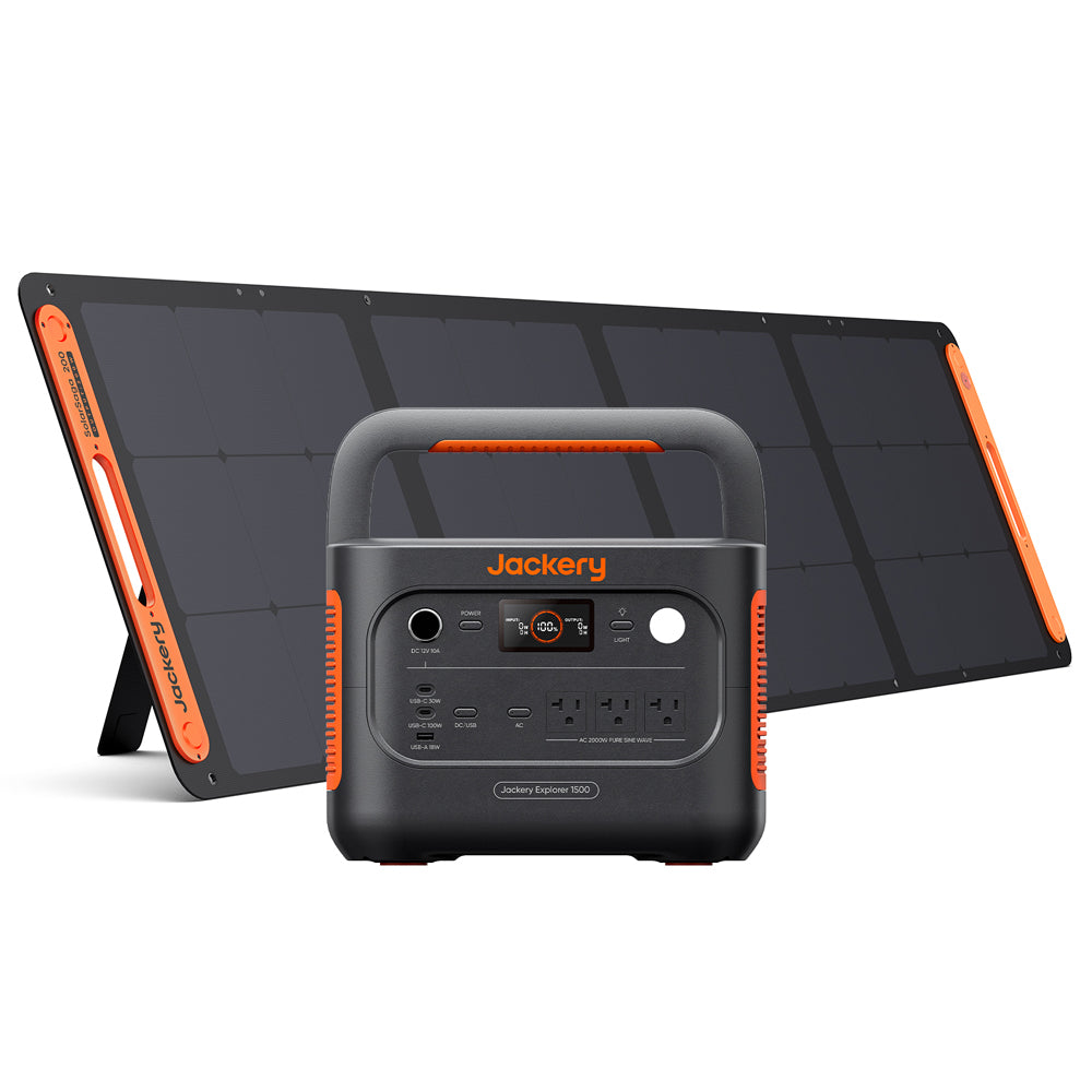 Jackery Solar Generator 1500 New ポータブル電源セット| 1536Wh大