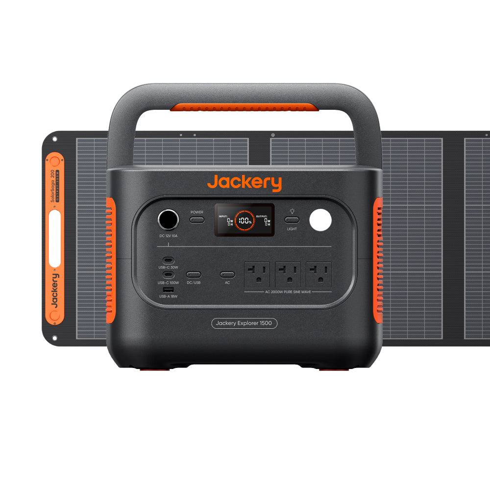 Jackery Solar Generator 1500 New ポータブル電源セット
