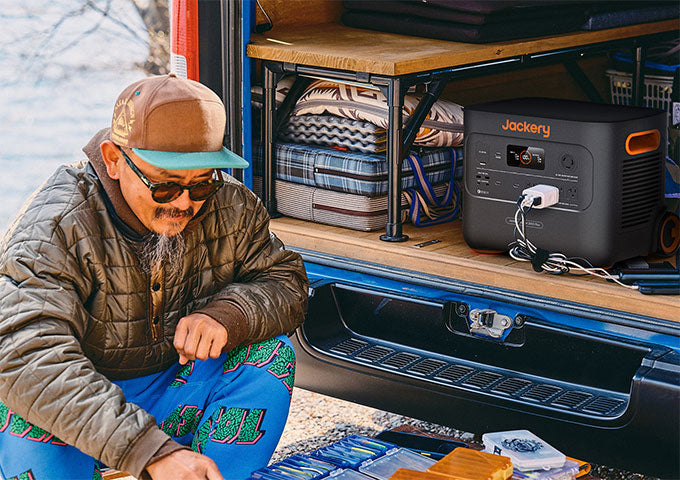 車中泊　発電機