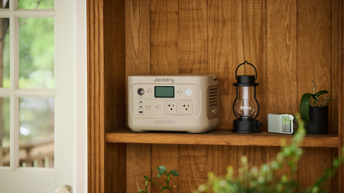 バッテリー節約モードを搭載したJackery　600Plus