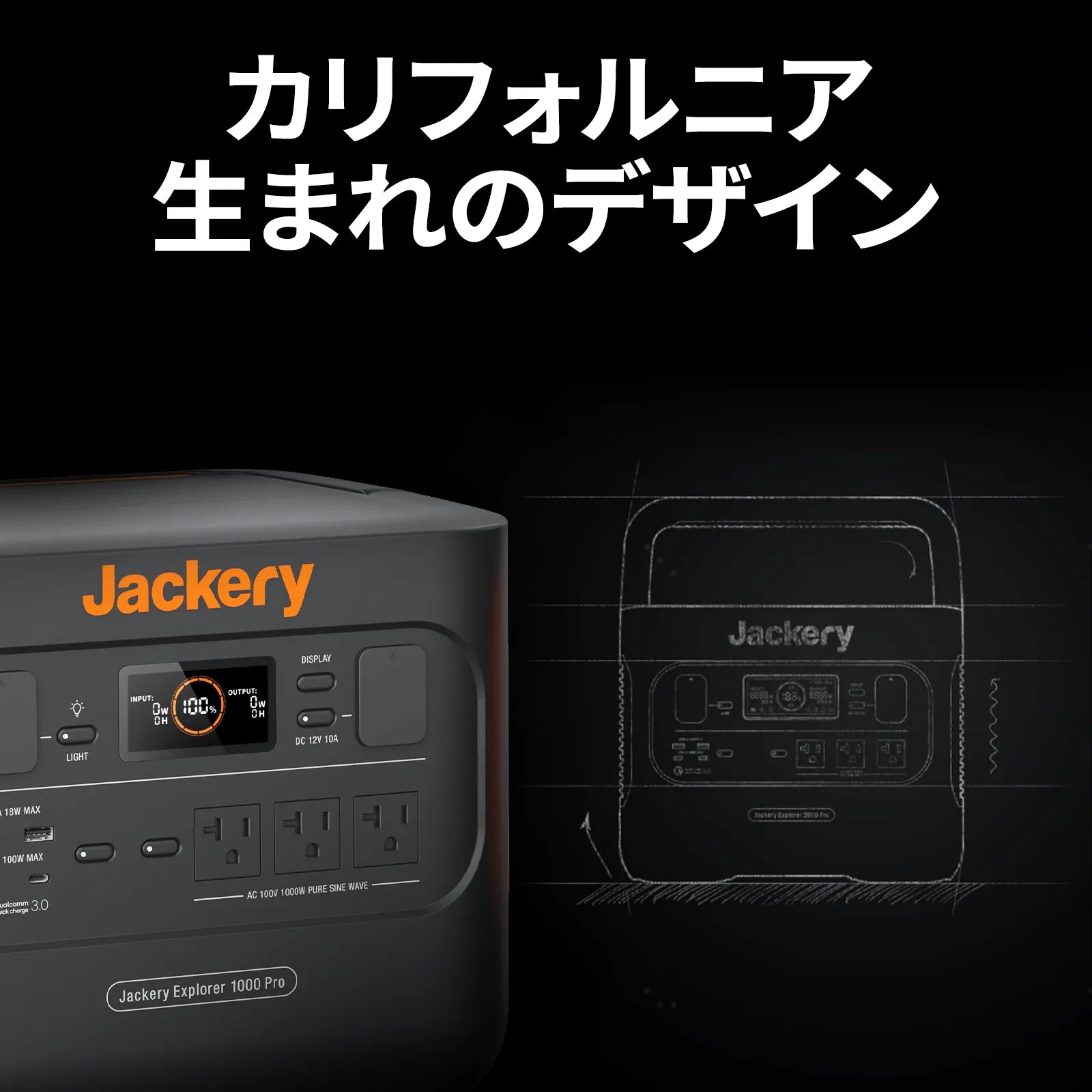 より洗練でお洒落なJackery Solar Generator 1000 Pro 200W